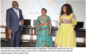 Divine Simbi Ndhlukula Unveils Ground breaking Computer Lab and Library